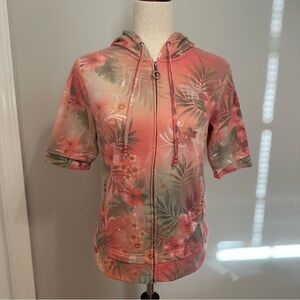 GreenTea Floral Hoodie - Multicolor